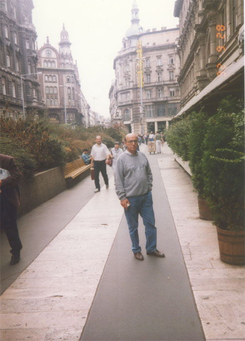  Ο Θόδωρος Αγγελόπουλος στη Βουδαπέστη, 1992