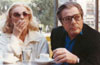 Marcello Mastroianni  e Jeanne Moreau nel film "Il passo sospeso della cicogna"