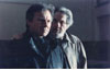 Harvey Keitel and Yorgos Michalakopoulos in the film "Ulysses`Gaze"
